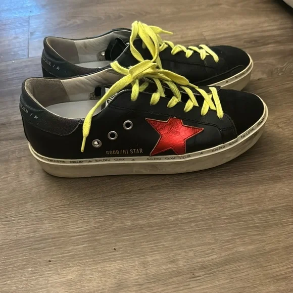 Golden Goose Black and Red Sneakers - Picture 3 of 8